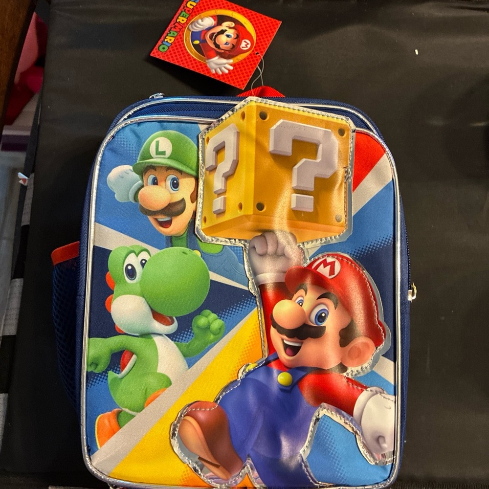 Nintendo Blue and Red Kids lunchbox